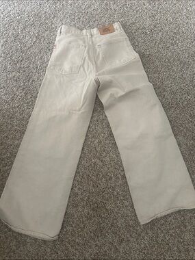BDG Off-White Wide Leg Jeans